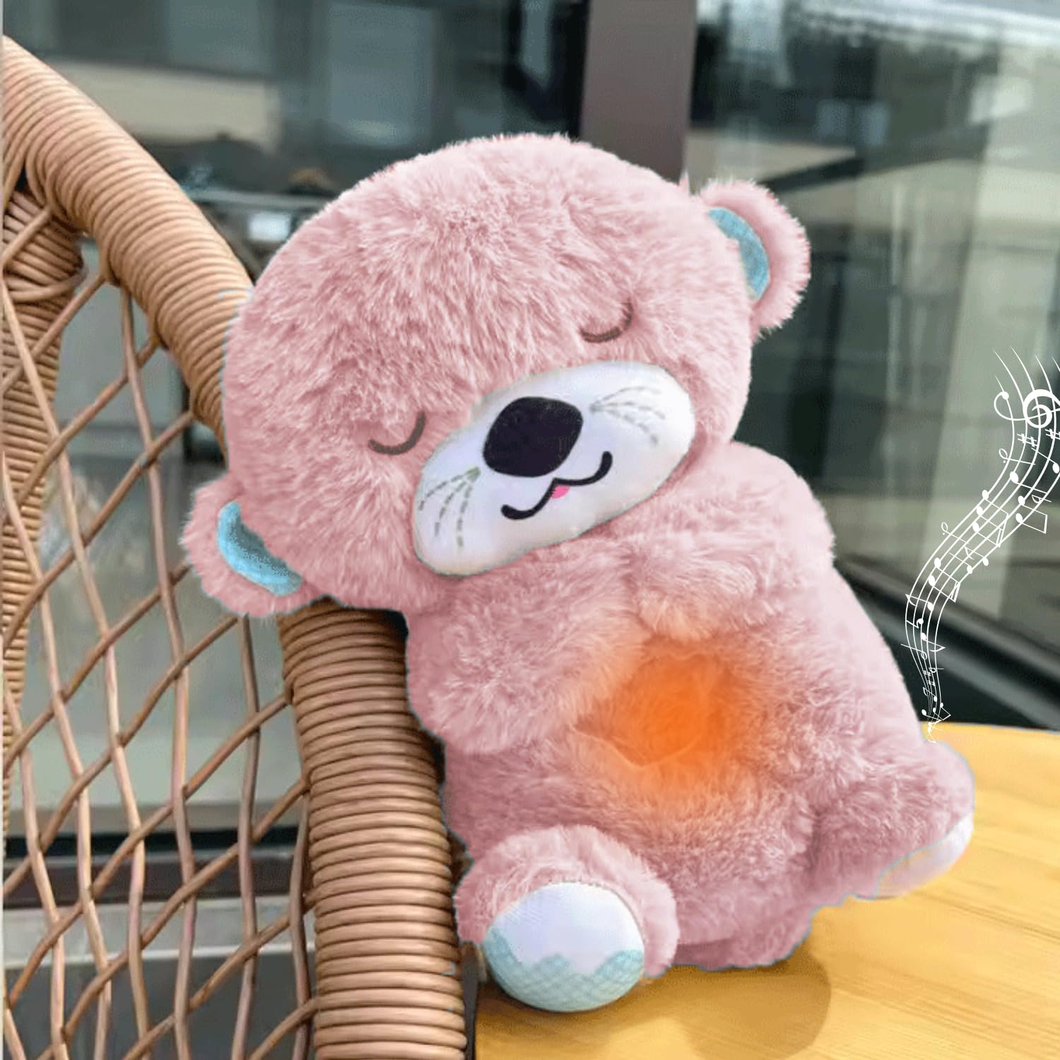 Breathing Teddy Bear Specially for Valentine Gift (TEDDY DAY) with Music