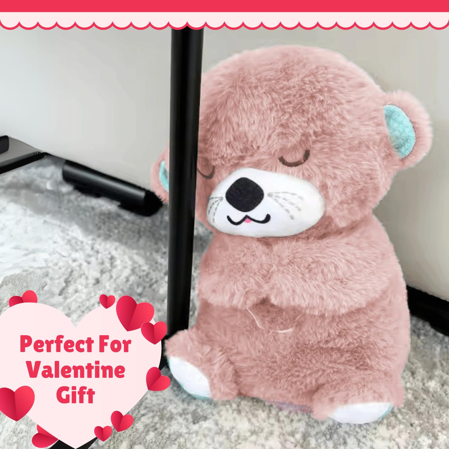 Breathing Teddy Bear Specially for Valentine Gift (TEDDY DAY) with Music